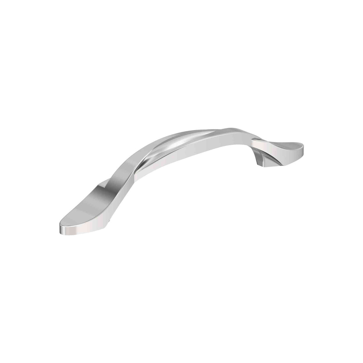 Intertwine 33/4 inch (96mm) CentertoCenter Polished Chrome Cabinet Pull