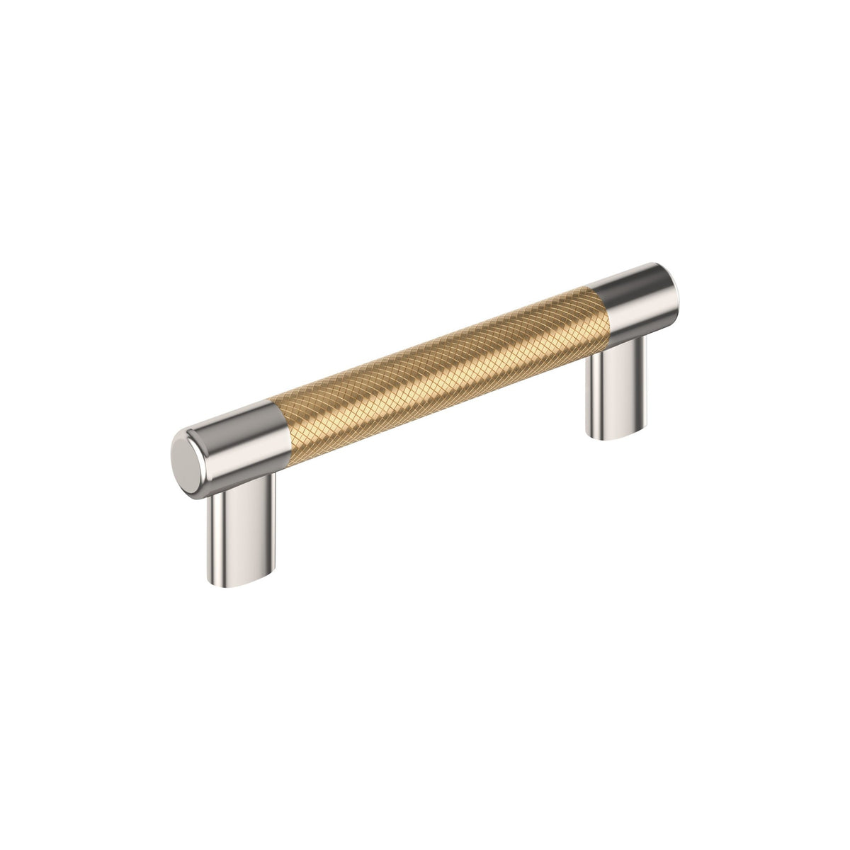 Esquire 51/16 inch (128mm) CentertoCenter Polished Nickel/Champagne Bronze Cabinet Pull