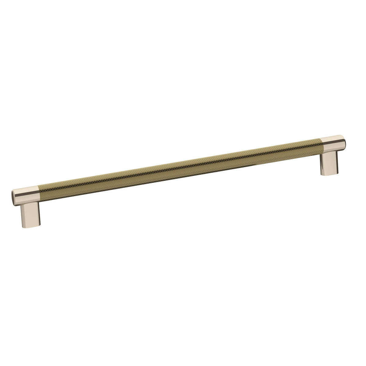 Esquire 125/8 inch (320mm) CentertoCenter Polished Nickel/Golden Champagne Cabinet Pull