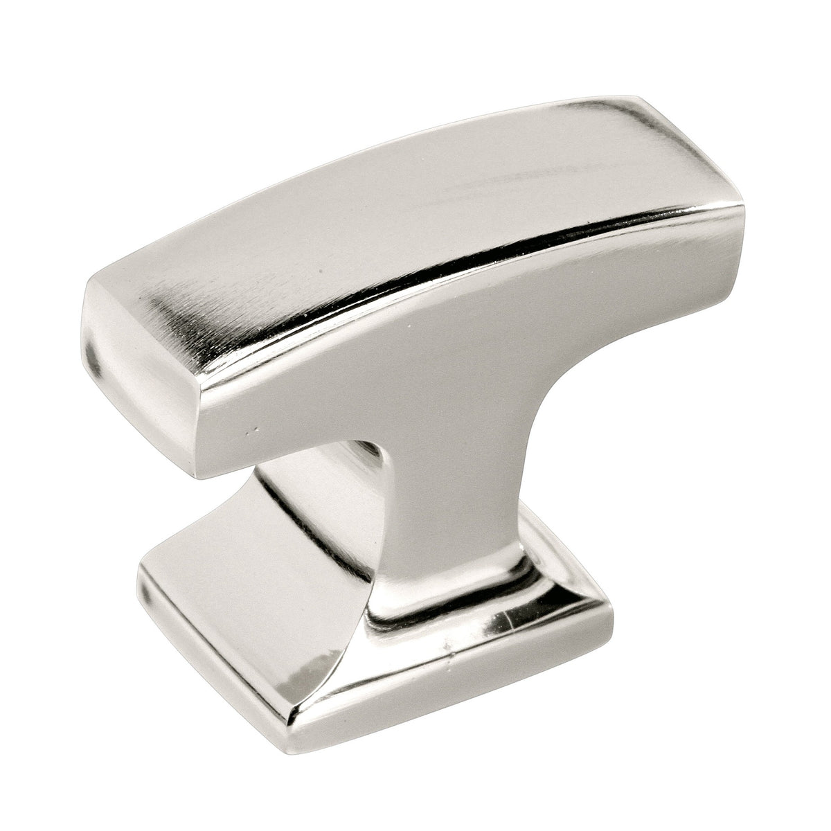 Westerly 15/16 inch (33mm) Length Polished Nickel Cabinet Knob