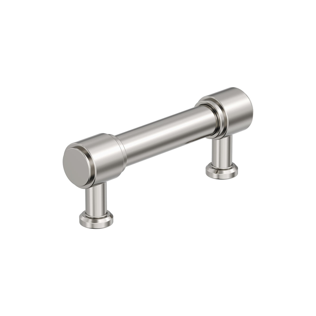 Faircrest 3 inch (76mm) CentertoCenter Polished Nickel Cabinet Pull