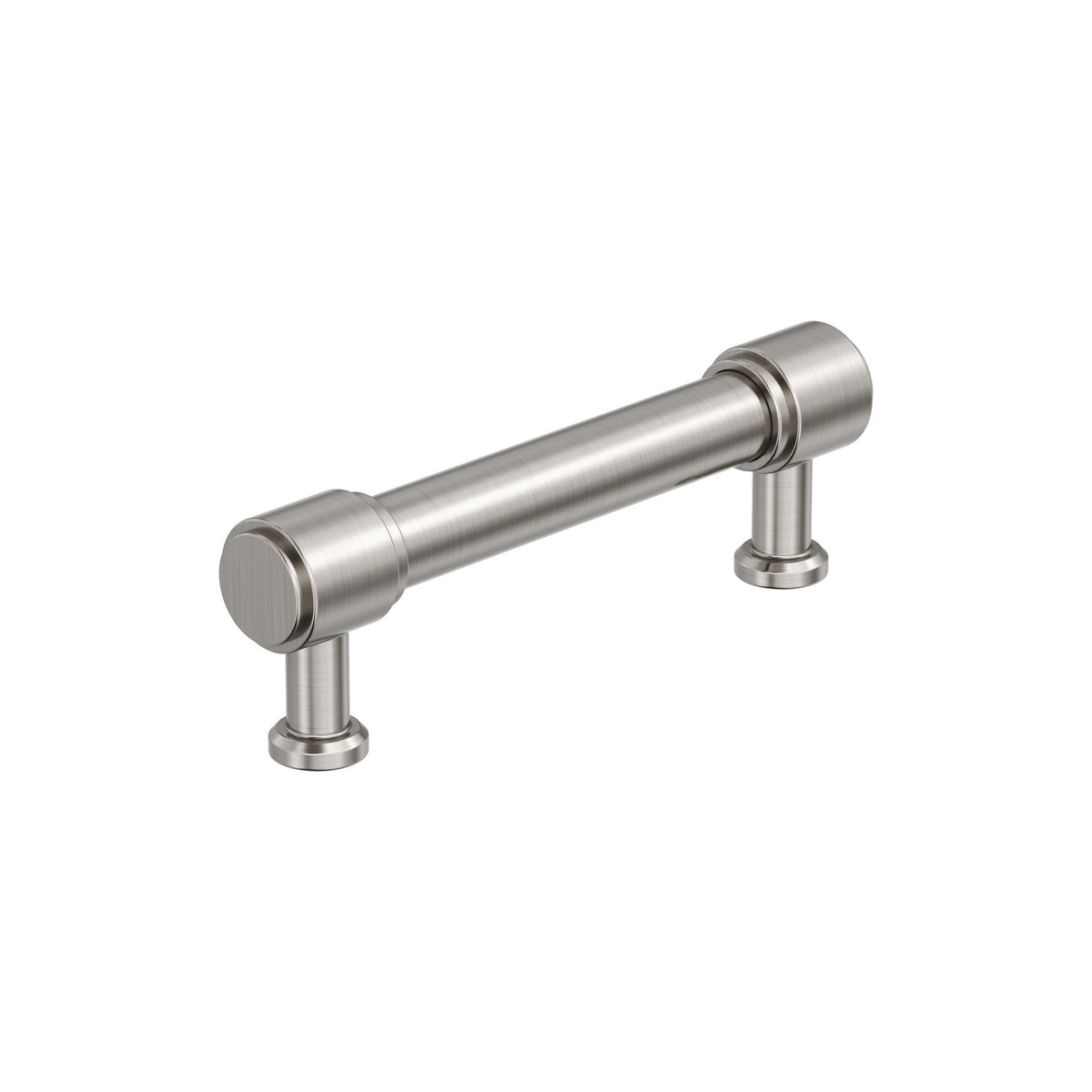 Faircrest 33/4 inch (96mm) CentertoCenter Satin Nickel Cabinet Pull