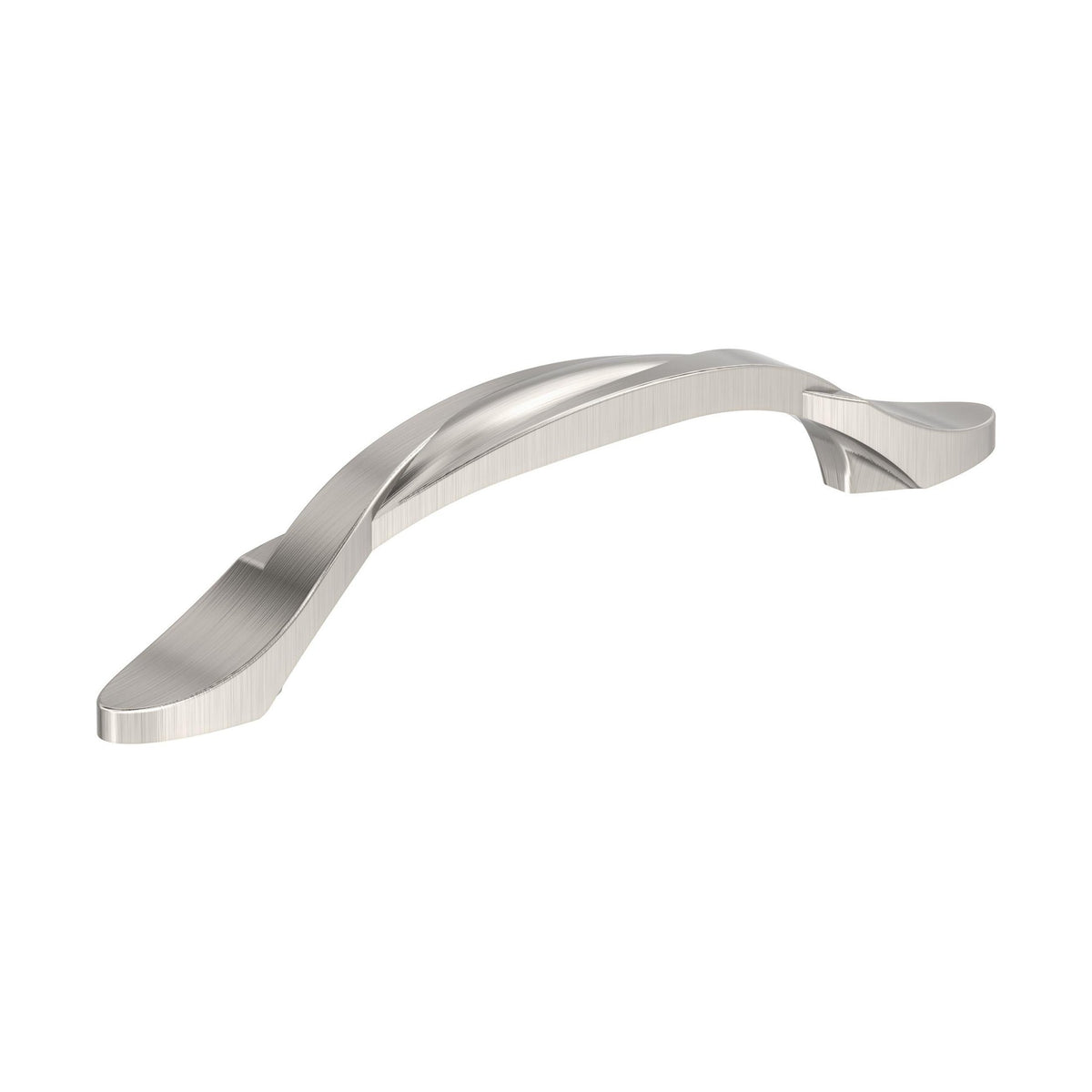 Intertwine 33/4 inch (96mm) CentertoCenter Satin Nickel Cabinet Pull