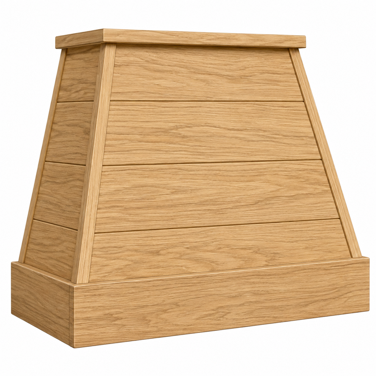 Omega National Modern Farmhouse Shiplap Tapered Wall Hood