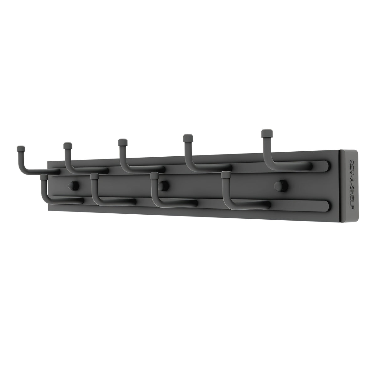 14" Matte Black Pullout Side Mount Belt Rack