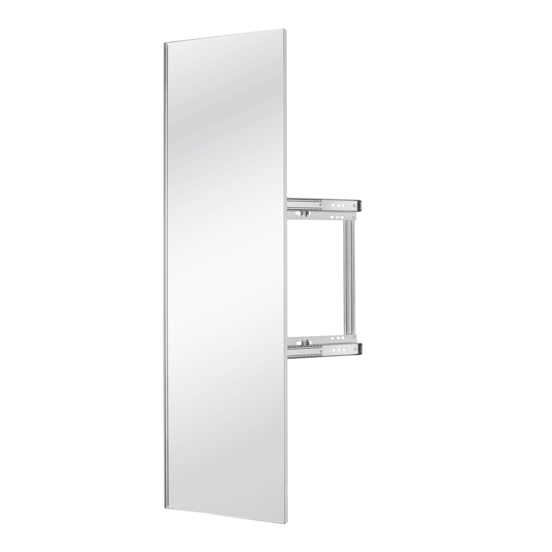 Silver Mist 48" Premier Pullout Mirror w/ Soft-Close for 14" Deep Closet