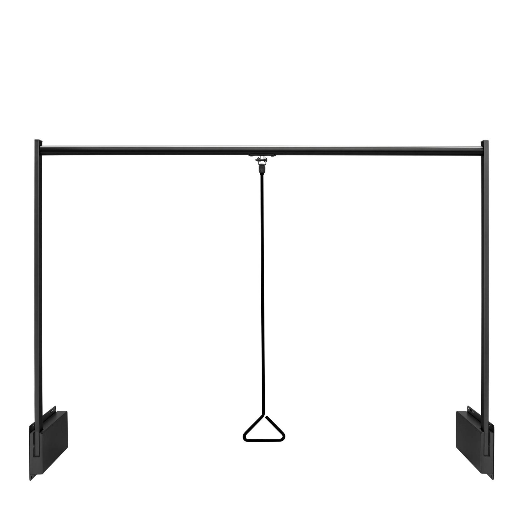Adjustable and Trim-to-Fit Pull Down Closet Rod for Custom Closet Systems