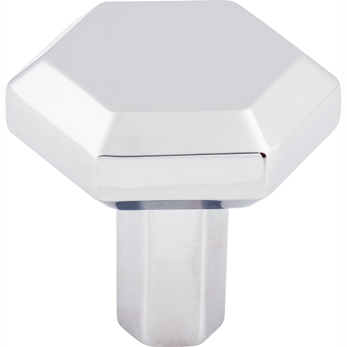 Top Knobs Lydia Series 1-1/8"L Knob, Polished Chrome