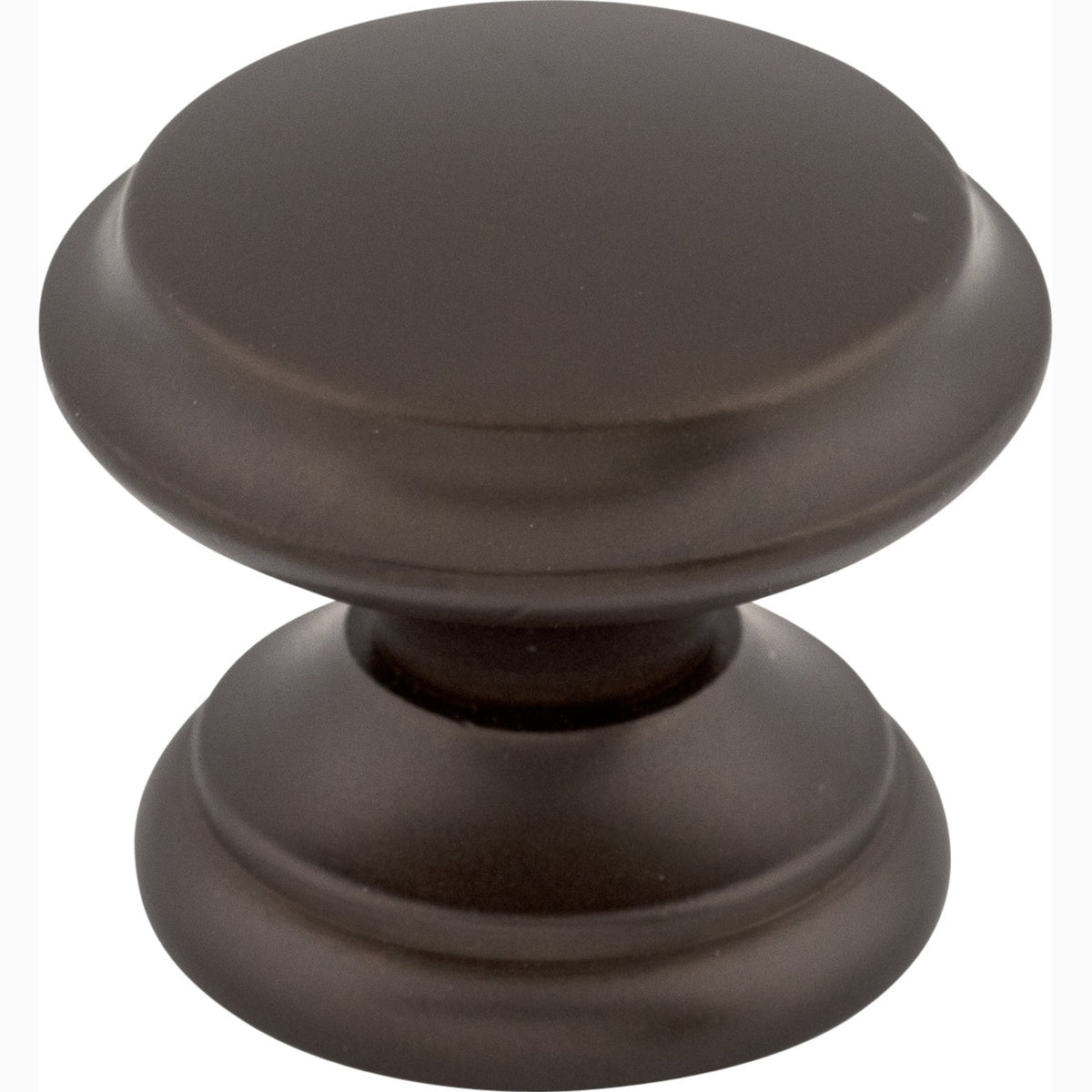Top Knobs Flat Top Series 1-3/8"L Knob, Oil Rubbed Bronze