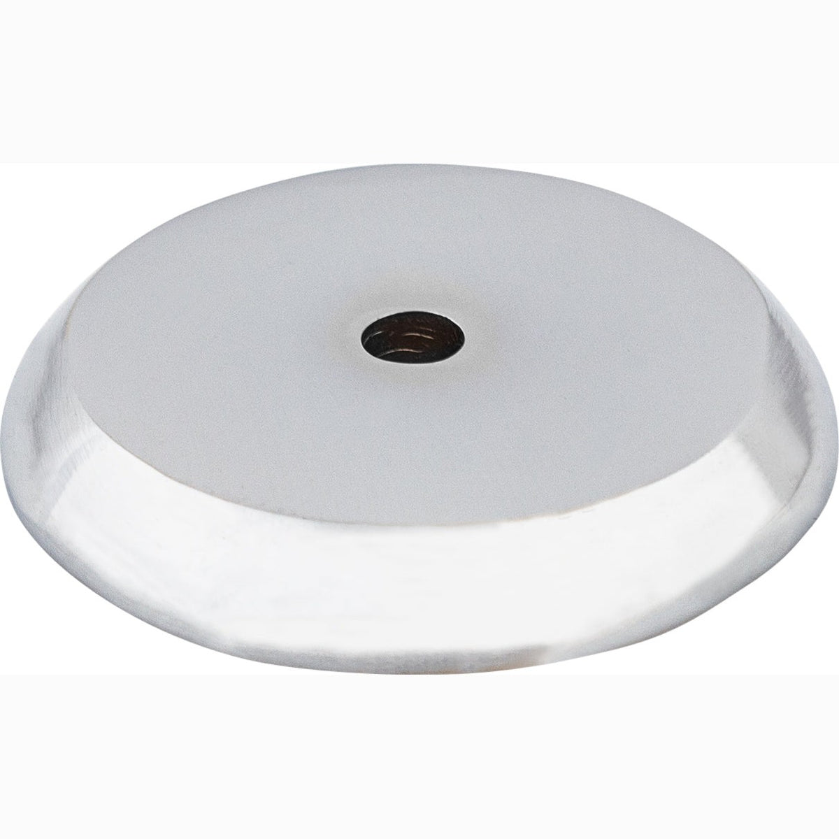 Top Knobs Aspen II Backplate Series 1-1/4"L Round, Polished Chrome