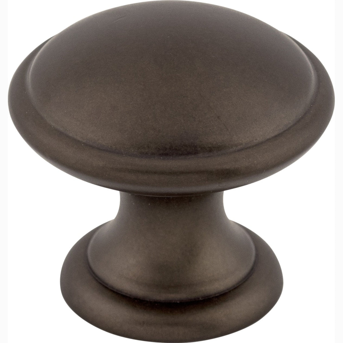 Top Knobs Rounded Series 1-1/4"L Knob, Oil Rubbed Bronze