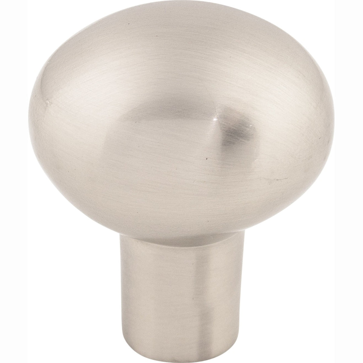 Top Knobs Aspen II Egg Series 1-3/16"L Egg Knob, Brushed Satin Nickel