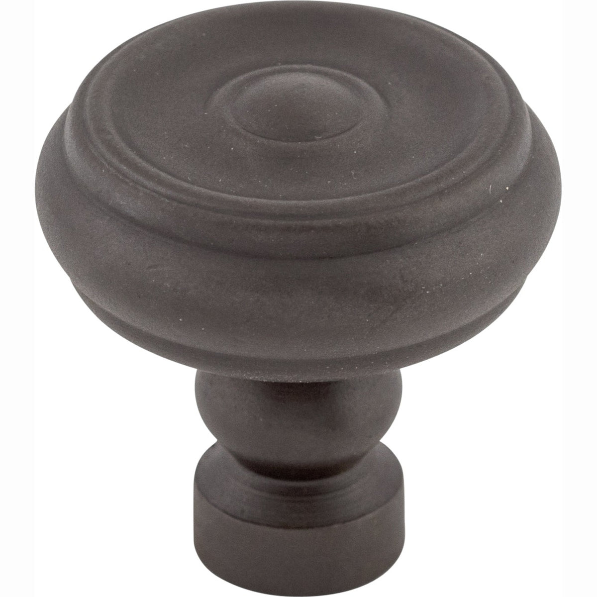 Top Knobs Brixton Series 1-1/4"L Button Knob, Sable