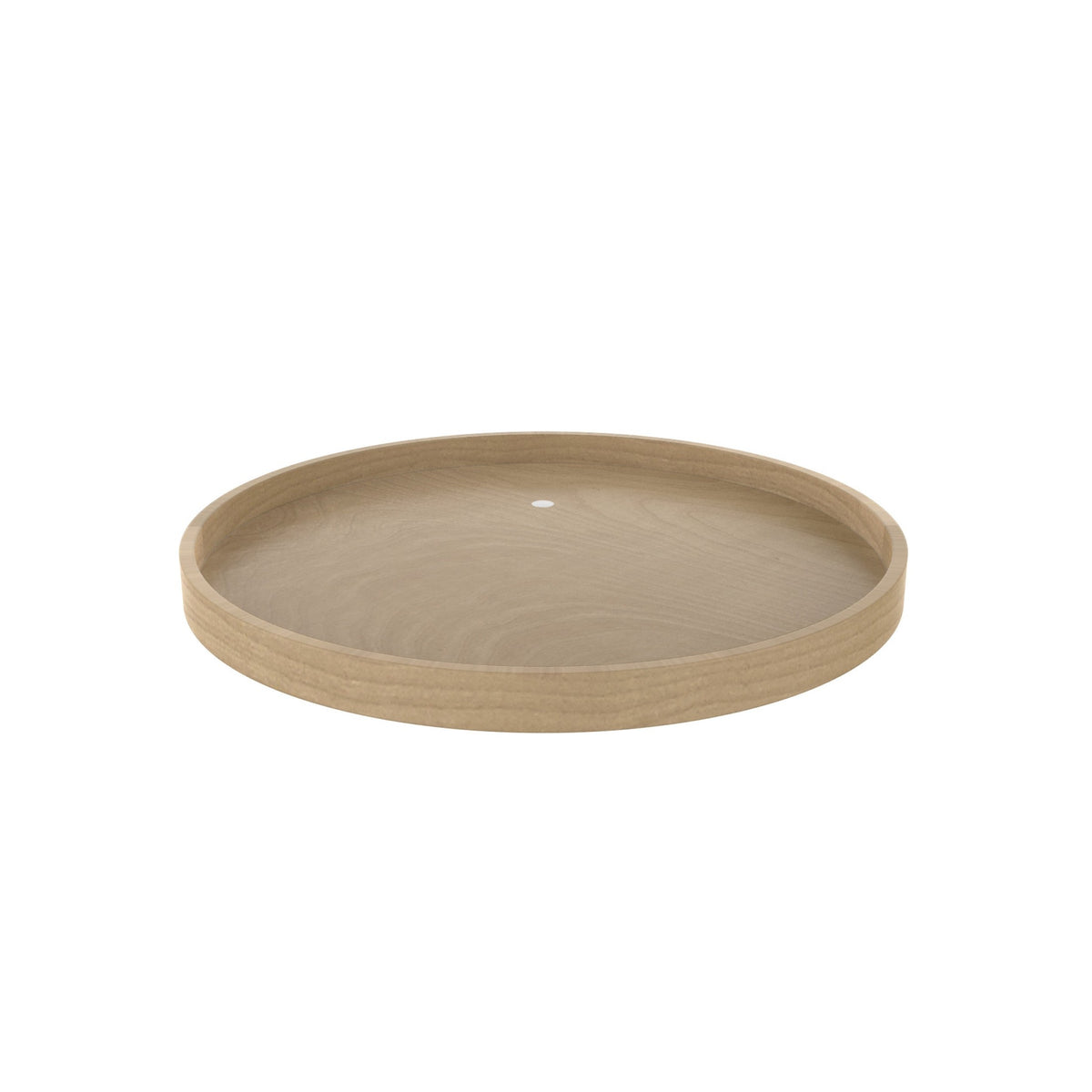 Banded Wood Full-Circle Lazy Susan Shelf for Corner Base Cabinets