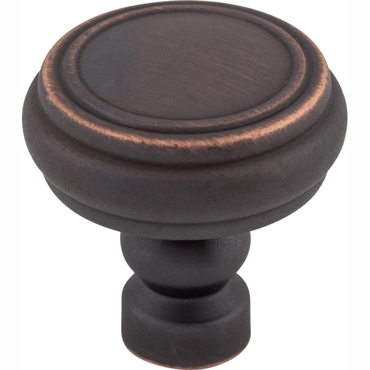 Top Knobs Brixton Series 1-1/4"L Rimmed Knob, Umbrio