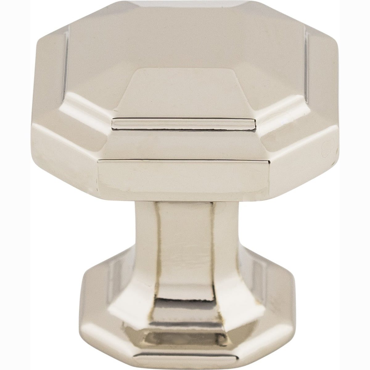 Top Knobs Emerald Series 1-1/8"L Knob, Polished Nickel