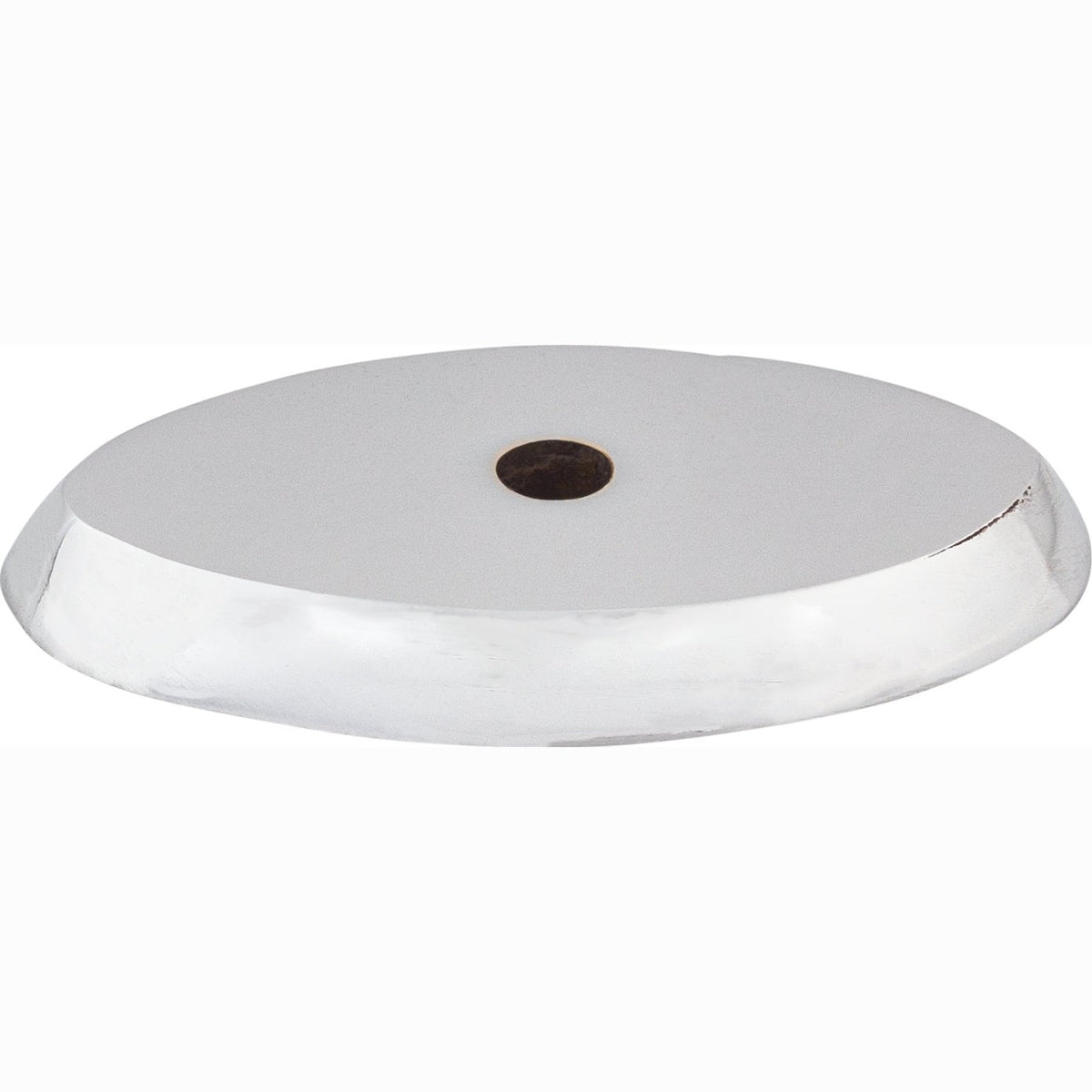 Top Knobs Aspen II Backplate Series 1-1/2"L Oval, Polished Chrome