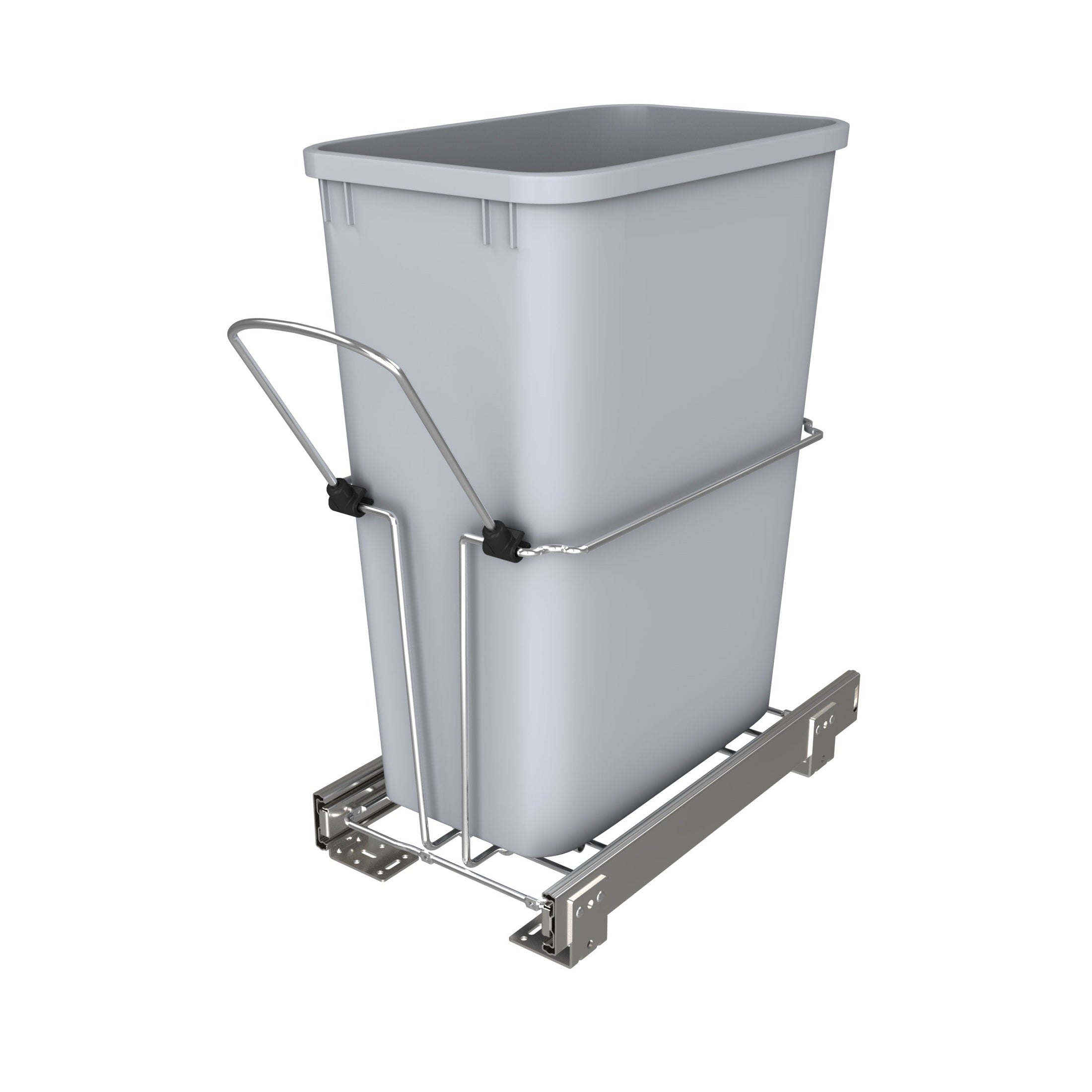 Chrome Steel Pullout Waste Container
