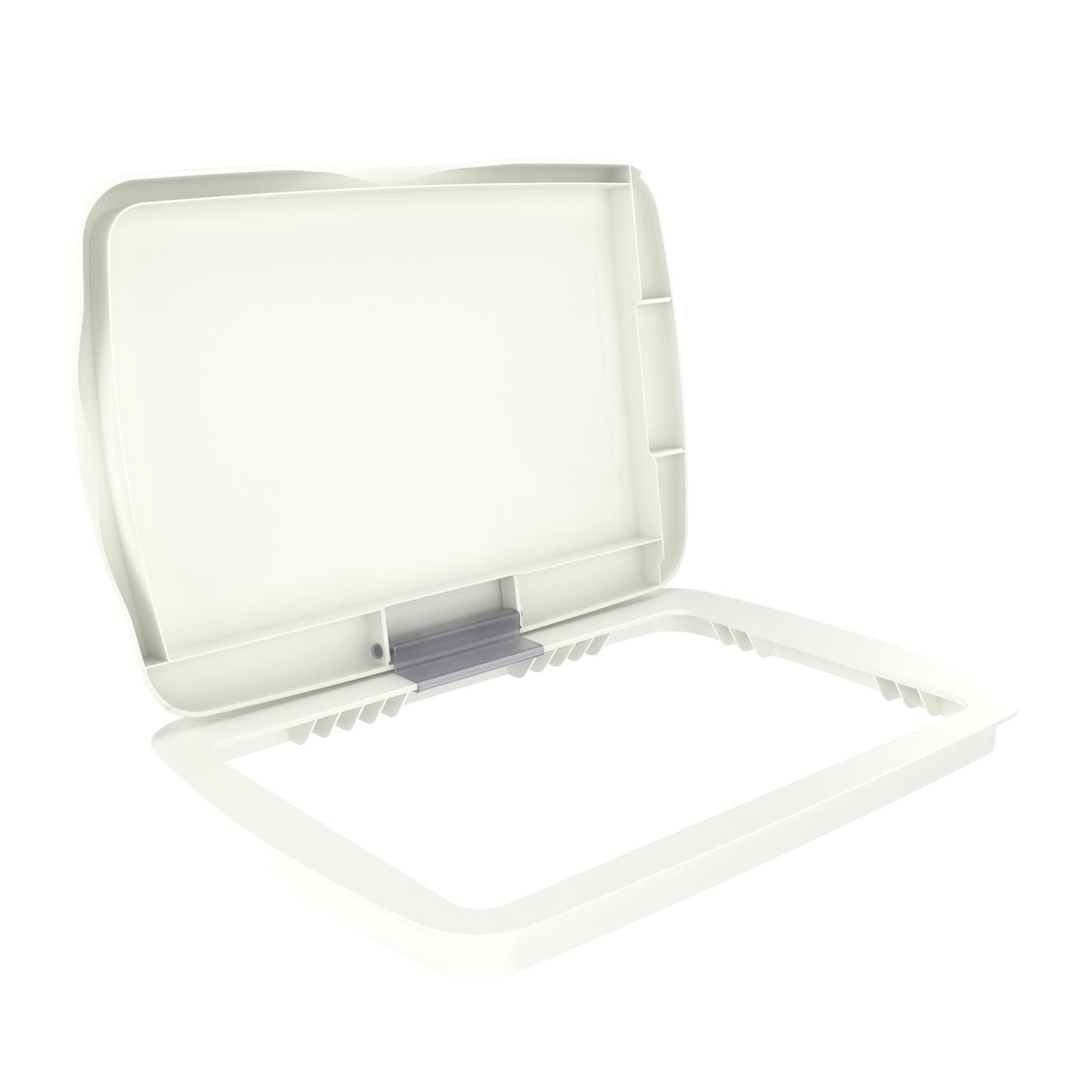 White Polymer Bi-Directional Lid for Rev-A-Shelf® 32 qt. Waste Containers