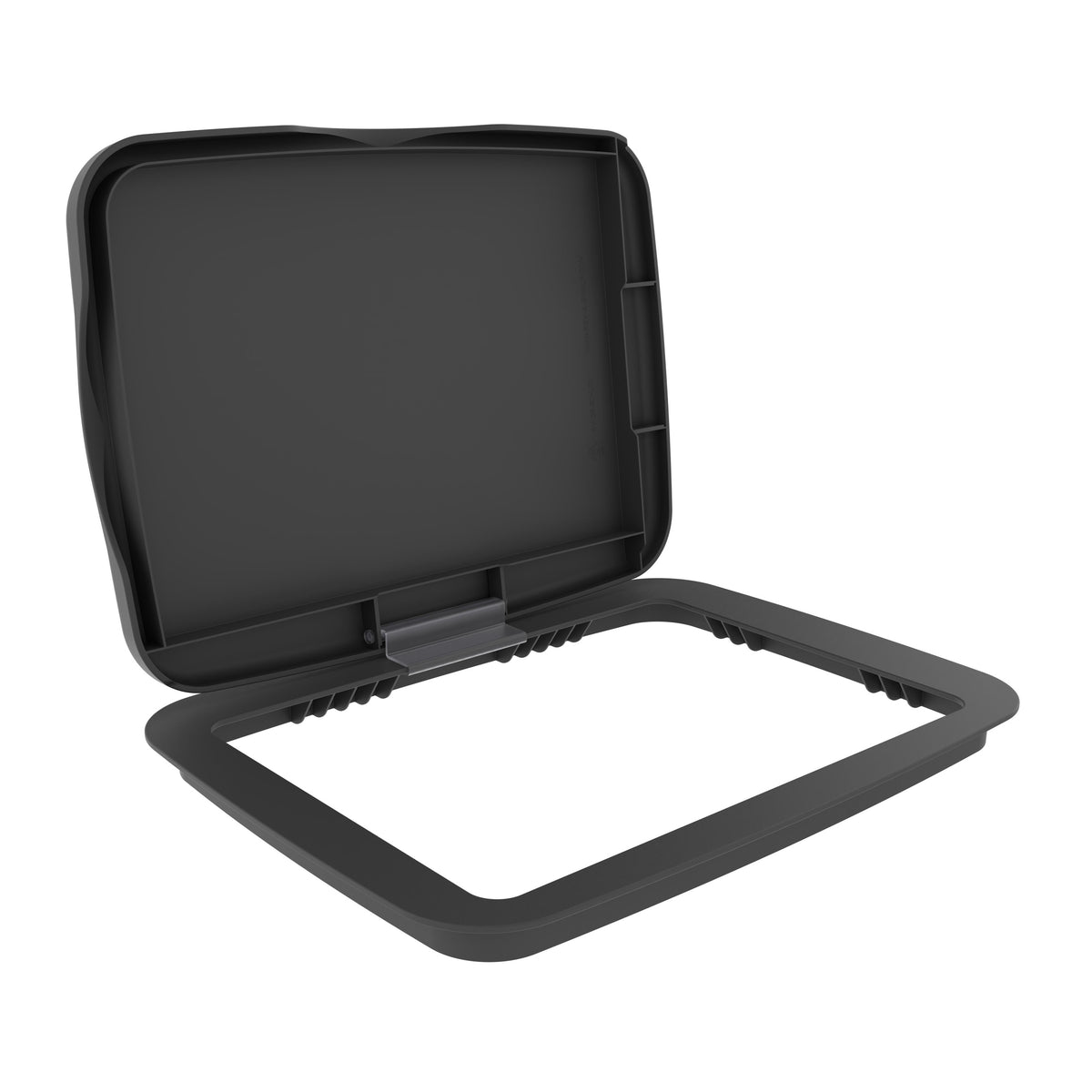 Orion Gray Polymer Bi-Directional Lid for Rev-A-Shelf® 35 and 50 qt. Waste Containers