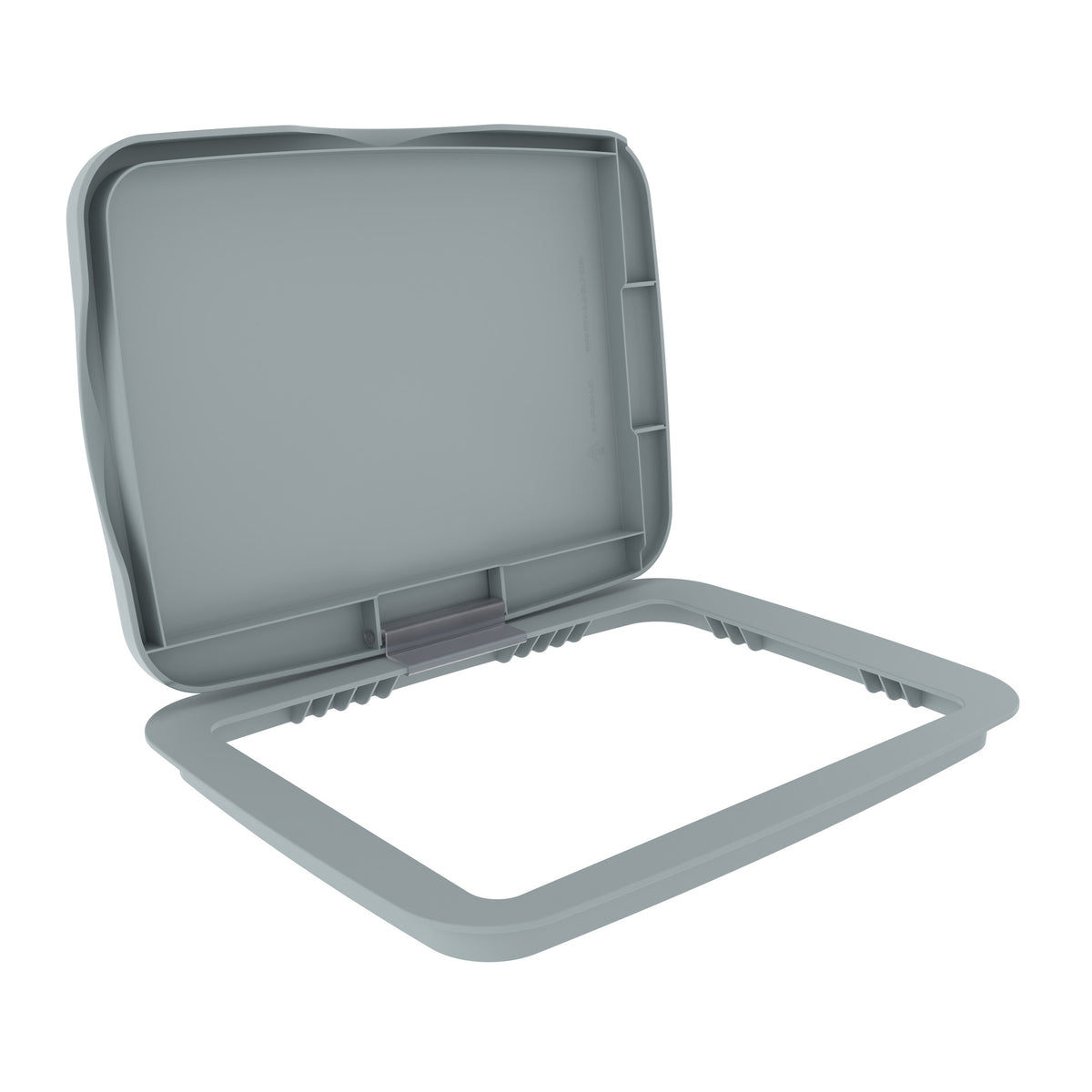 Gray Polymer Bi-Directional Lid for Rev-A-Shelf® 35 and 50 qt. Waste Containers