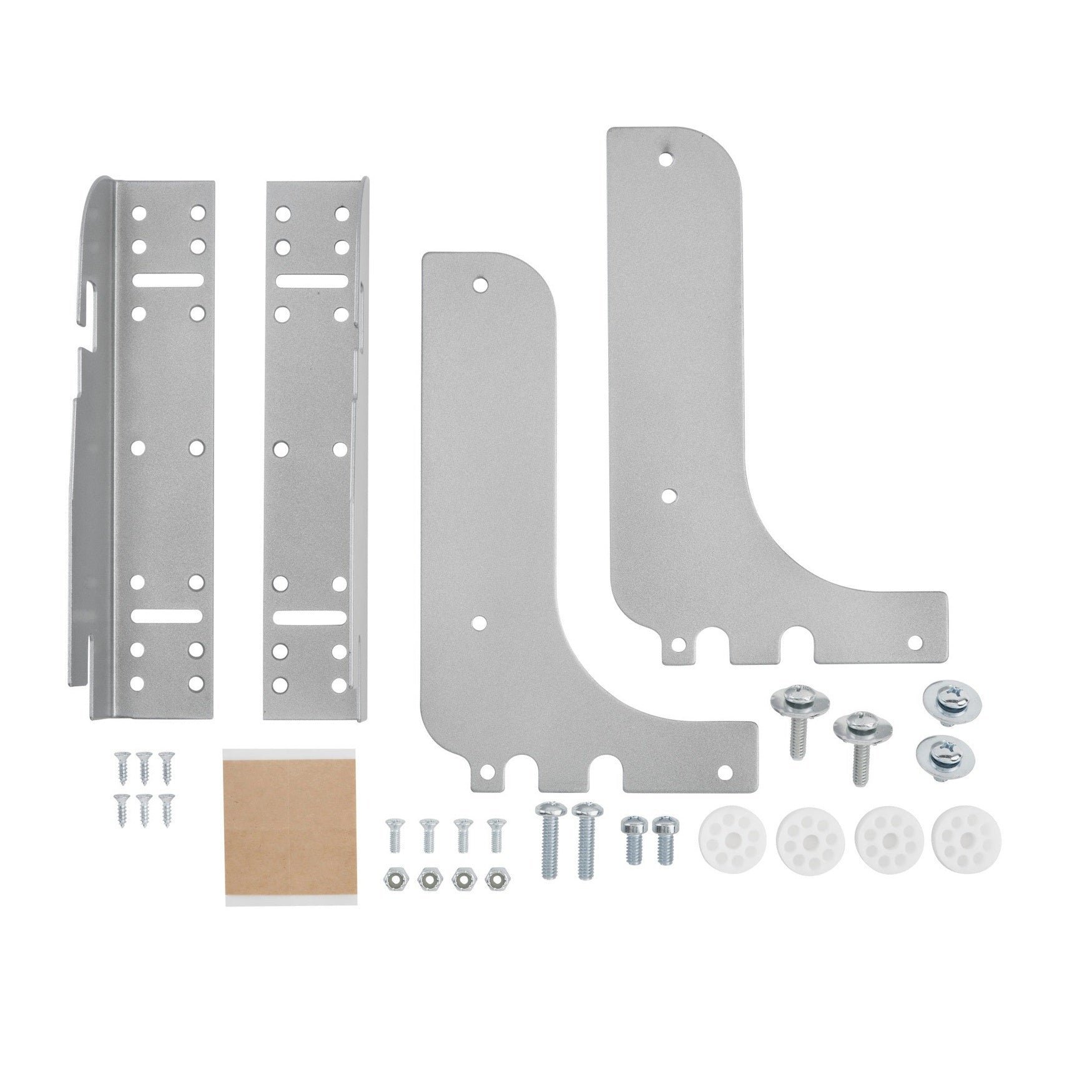Matte Silver Steel Door-Mount Kit for Rev-A-Shelf® RVKD Series Pullout Waste Containers