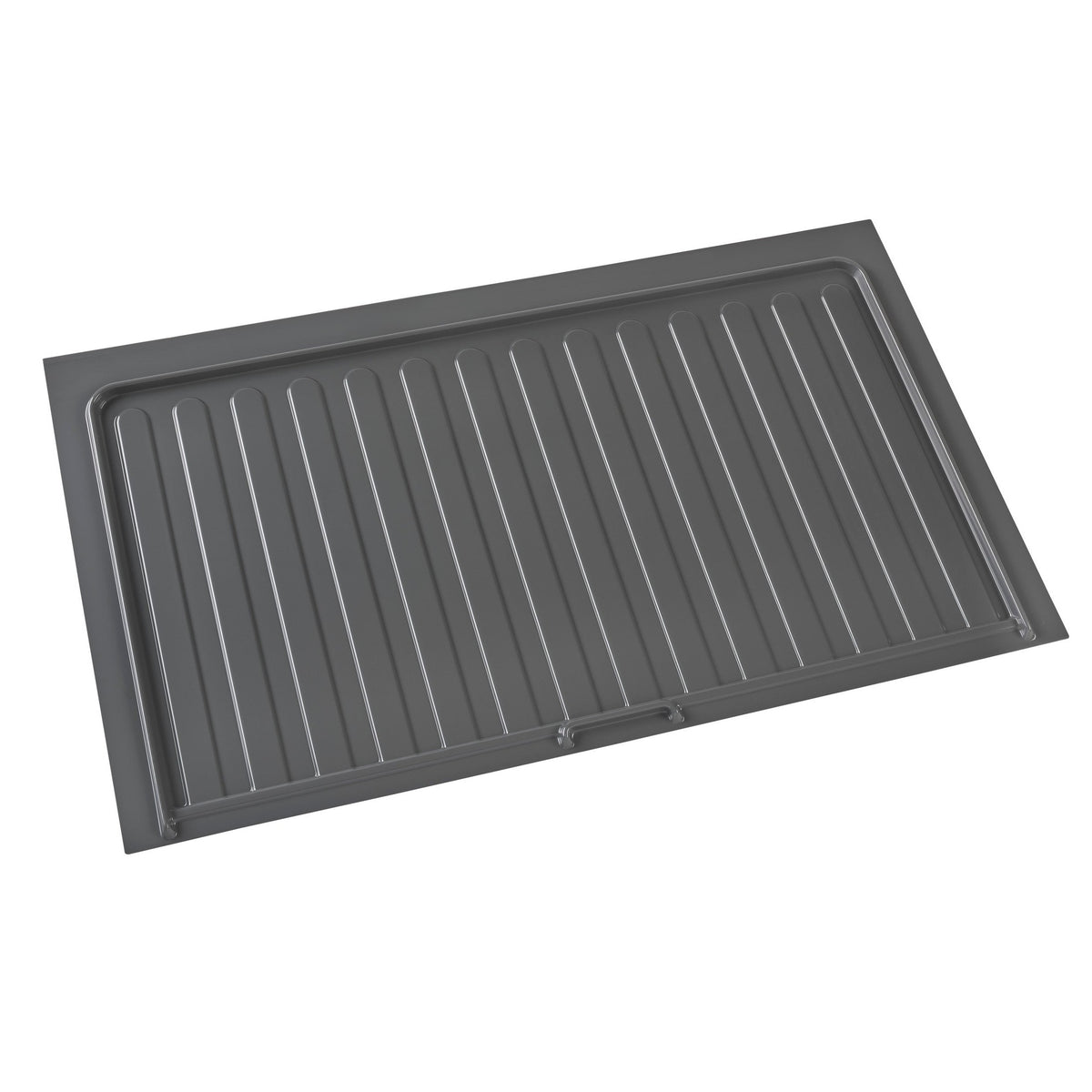 REV-A-SHELF SBDT-3942-OG-1 Orion Gray Polymer Trim-to-Fit Drip Tray for 39" - 42" Sink Base Cabinets