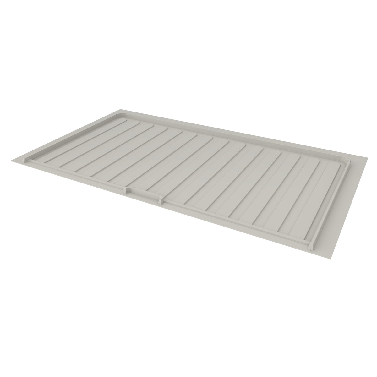 REV-A-SHELF SBDTF-3942-14-1 Gray Flexible Polymer Trim-to-Fit Drip Tray for 39" - 42" Sink Base Cabinets