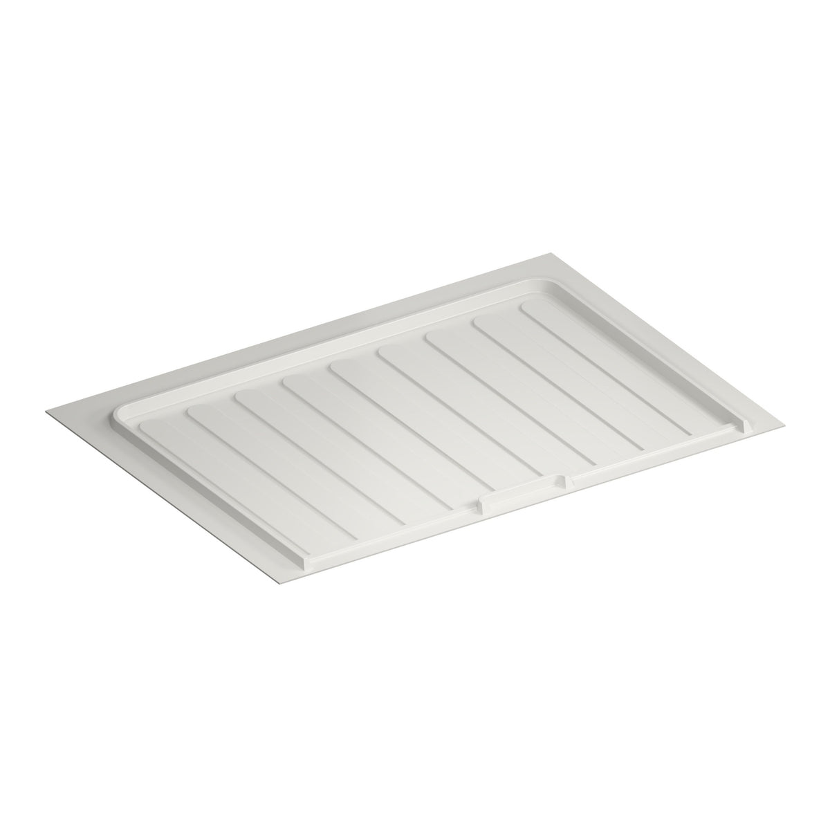 REV-A-SHELF SBVDT-2730-11-1 White Polymer Trim-to-Fit Drip Tray for 27" - 30" Vanity Sink Base Cabinets