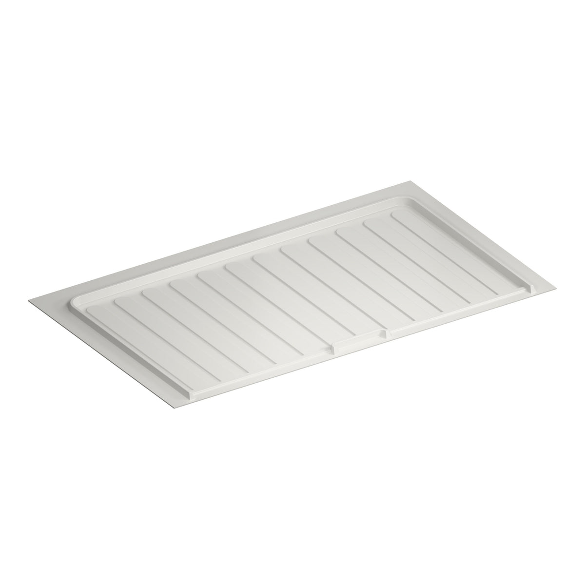 REV-A-SHELF SBVDT-3336-11-1 White Polymer Trim-to-Fit Drip Tray for 33" - 36" Vanity Sink Base Cabinets