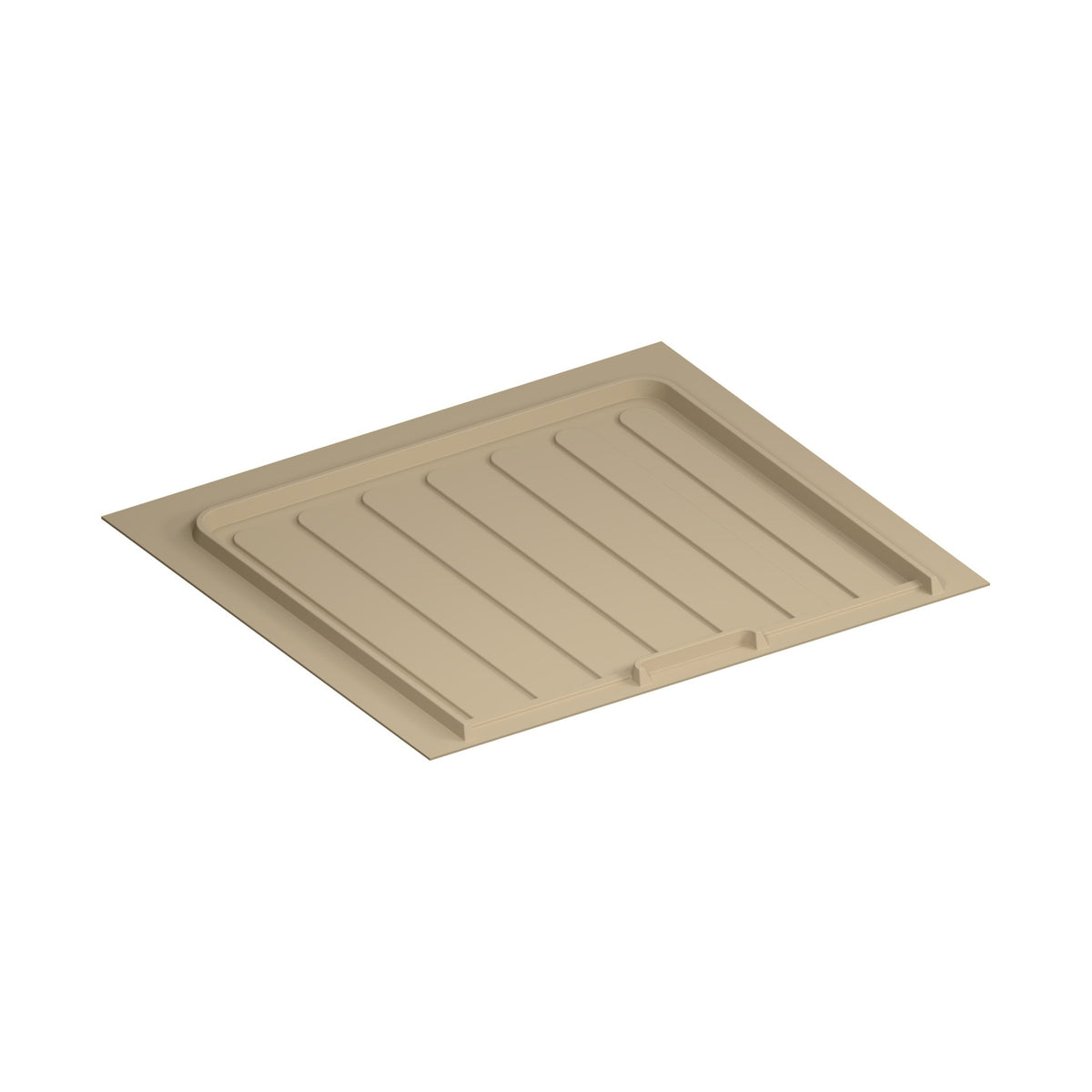 REV-A-SHELF SBVDTF-2124-15-1 Almond Flexible Polymer Trim-to-Fit Drip Tray for 21" - 24" Vanity Sink Base Cabinets