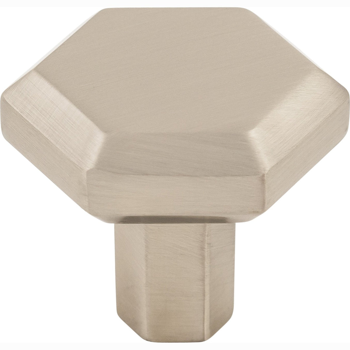 Top Knobs Lydia Series 1-1/4"L Knob, Brushed Satin Nickel