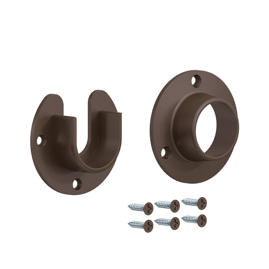 0010 Heavy-Duty Closet Pole Flanges