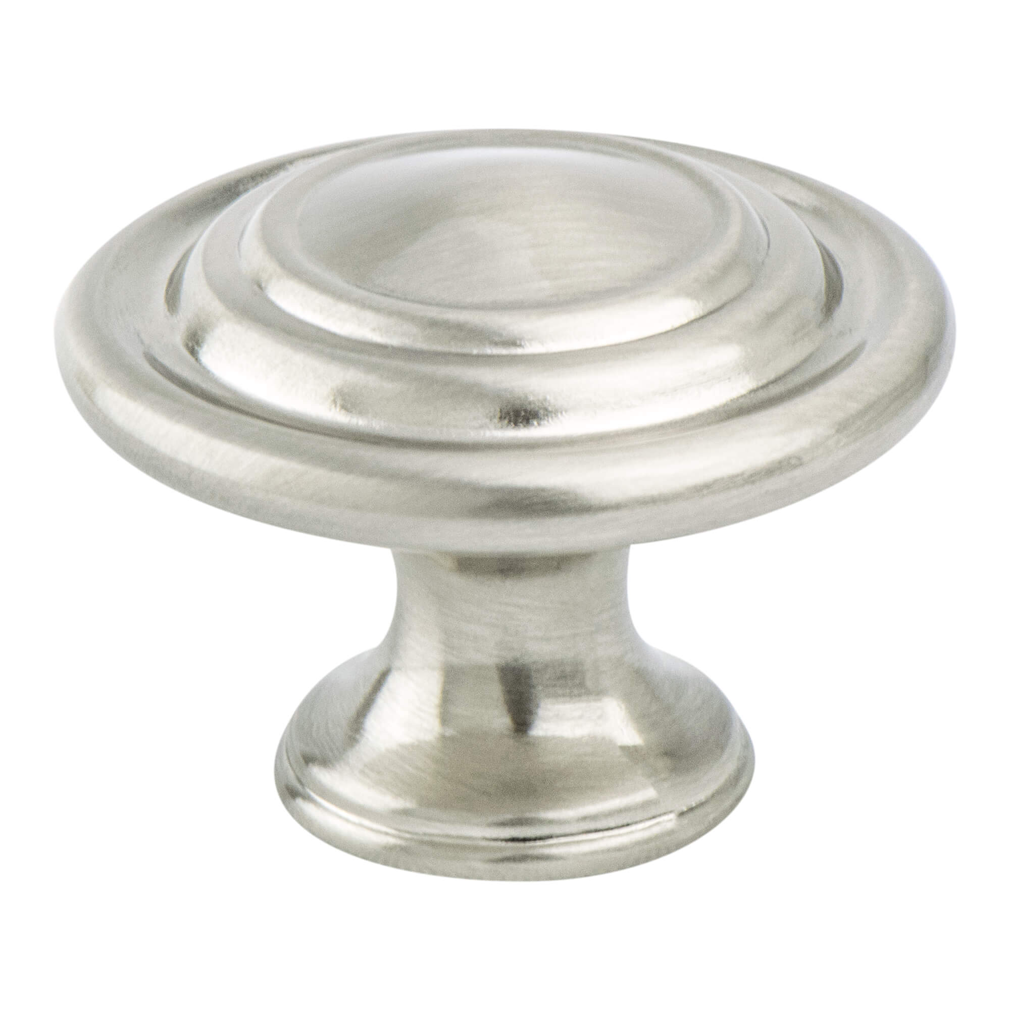 Berenson Traditional Advantage Four 1-5/16"(33mm) Knob, Brushed Nickel