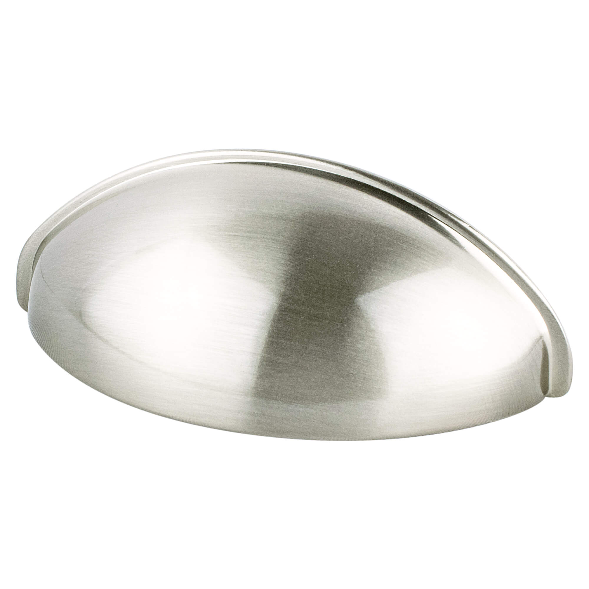 Berenson Transitional Advantage Three 2-17/32"(64mm) Cup Pull, Brushed Nickel