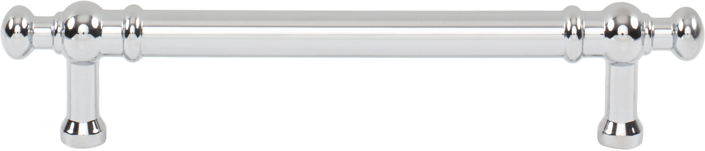 Top Knobs Wetherby Series 5-1/16"(128mm) CC Pull, Polished Chrome
