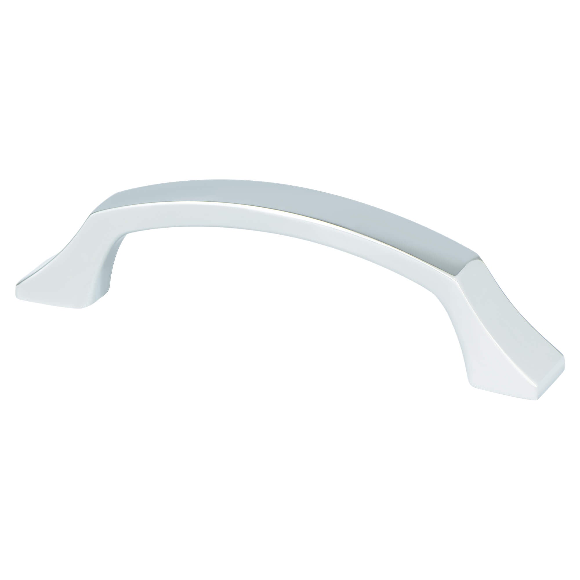 Berenson Epoch Edge 3-25/32"(96mm) Pull, Polished Chrome