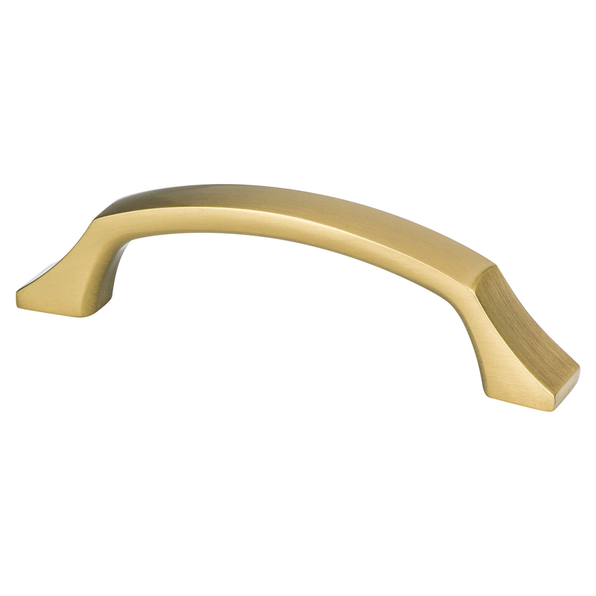 Berenson Epoch Edge 3-25/32"(96mm) Pull, Modern Brushed Gold