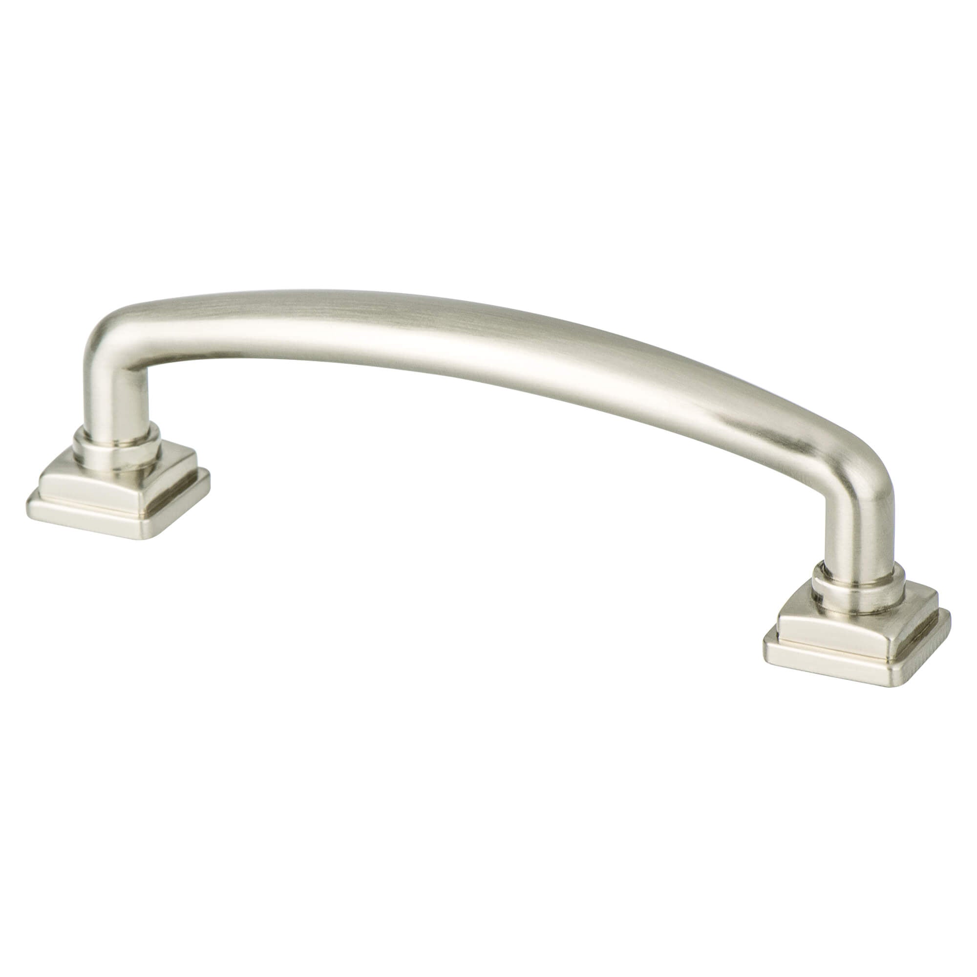 Berenson Tailored Traditional 3-25/32"(96mm) Pull, Brushed Nickel