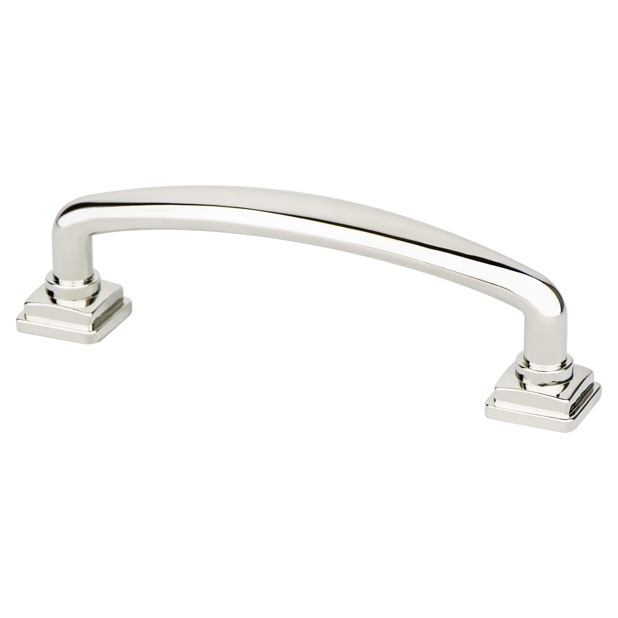 Berenson Tailored Traditional 3-25/32"(96mm) Pull, Polished Nickel