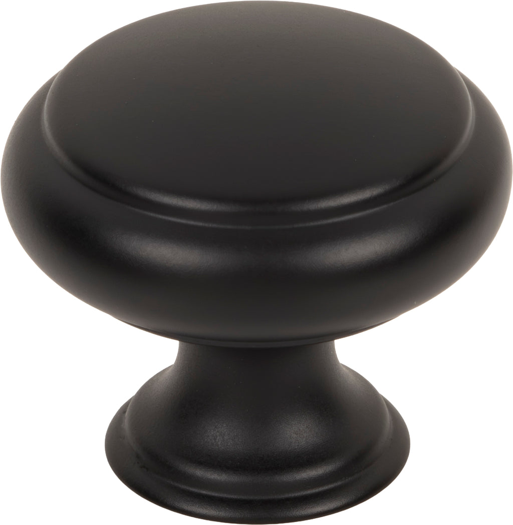 Top Knobs Bayridge Series 1-1/4"L Knob, Flat Black