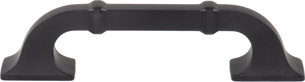 Top Knobs Califon Series 3-3/4"(95mm) CC Pull, Flat Black