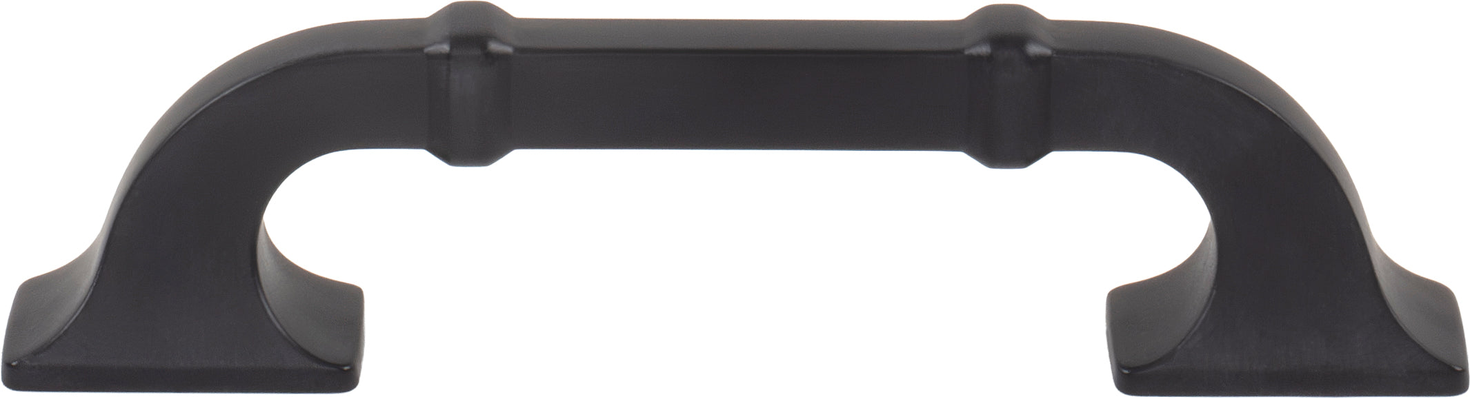 Top Knobs Califon Series 3-3/4"(95mm) CC Pull, Flat Black