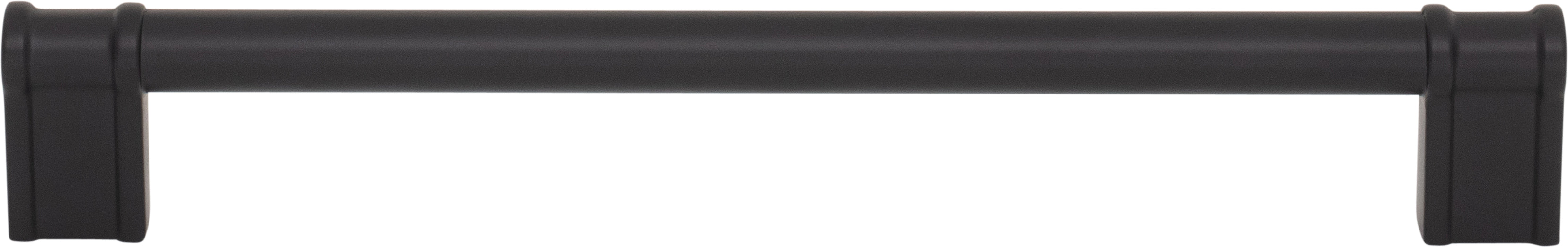 Top Knobs Newburn Series 7-9/16"(192mm) CC Pull, Flat Black