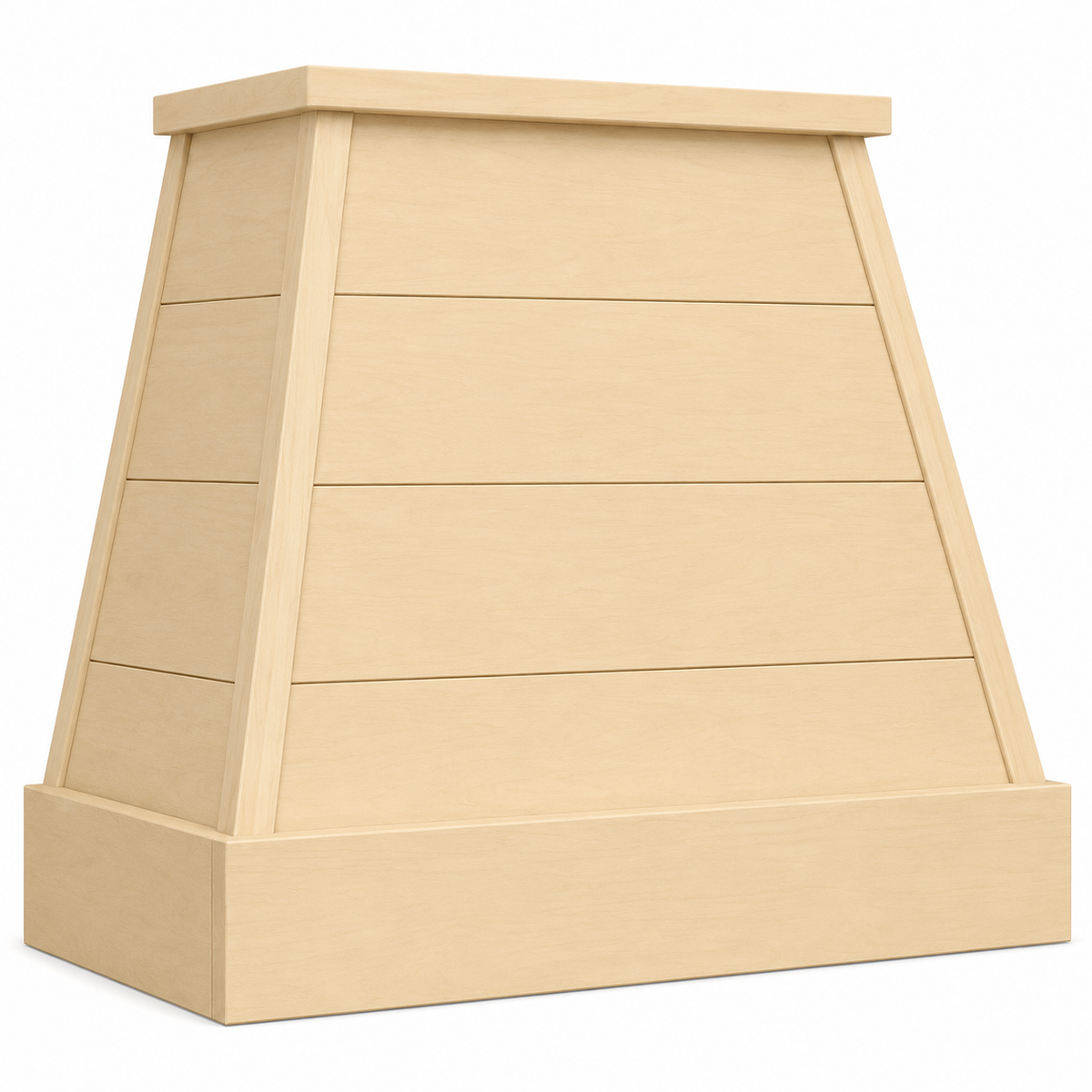 Omega National Modern Farmhouse Shiplap Tapered Wall Hood