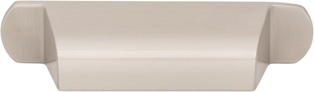 Top Knobs Cressing Series 2-3/4"(70mm) CC Cup Pull, Brushed Satin Nickel