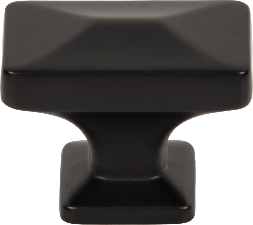 Top Knobs Califon Series 1-1/4"L Knob, Flat Black