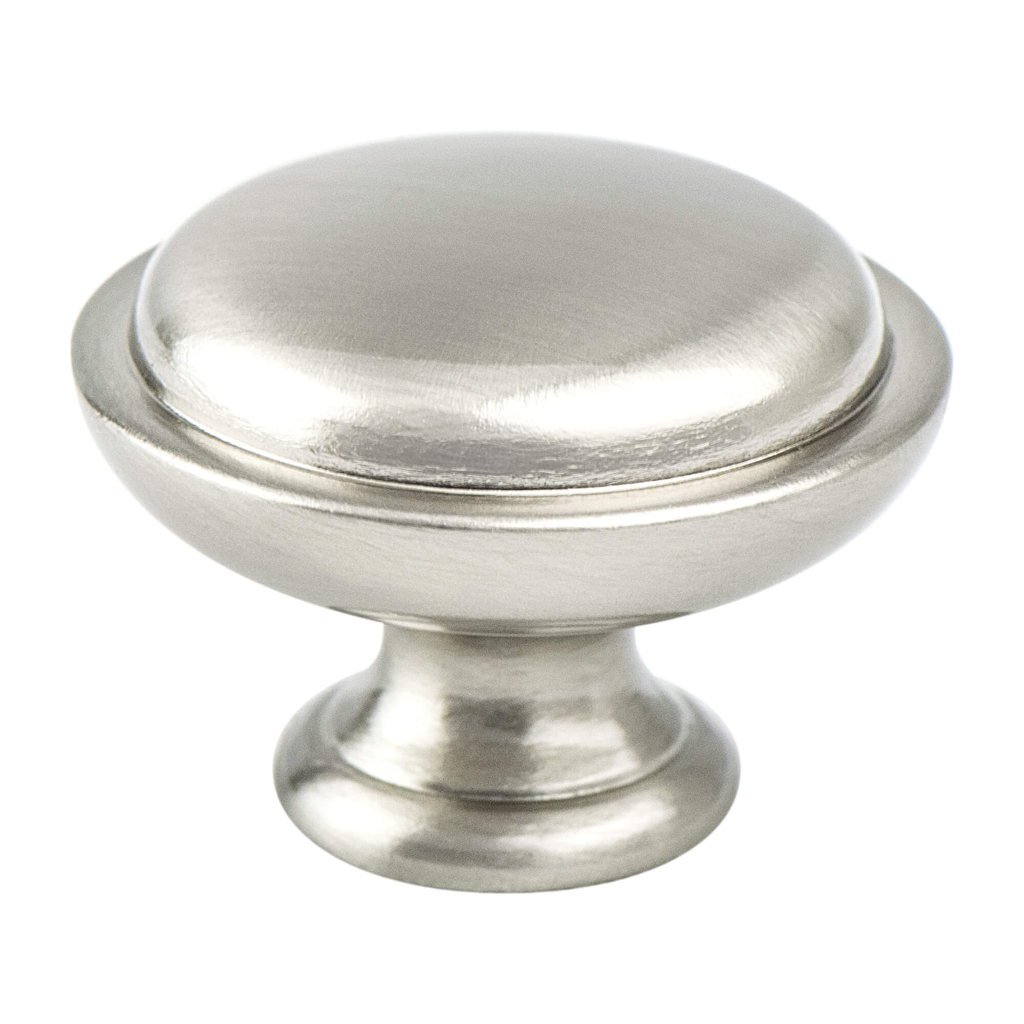 Berenson Traditional Advantage One 1-1/8"(29mm) Knob, Brushed Nickel