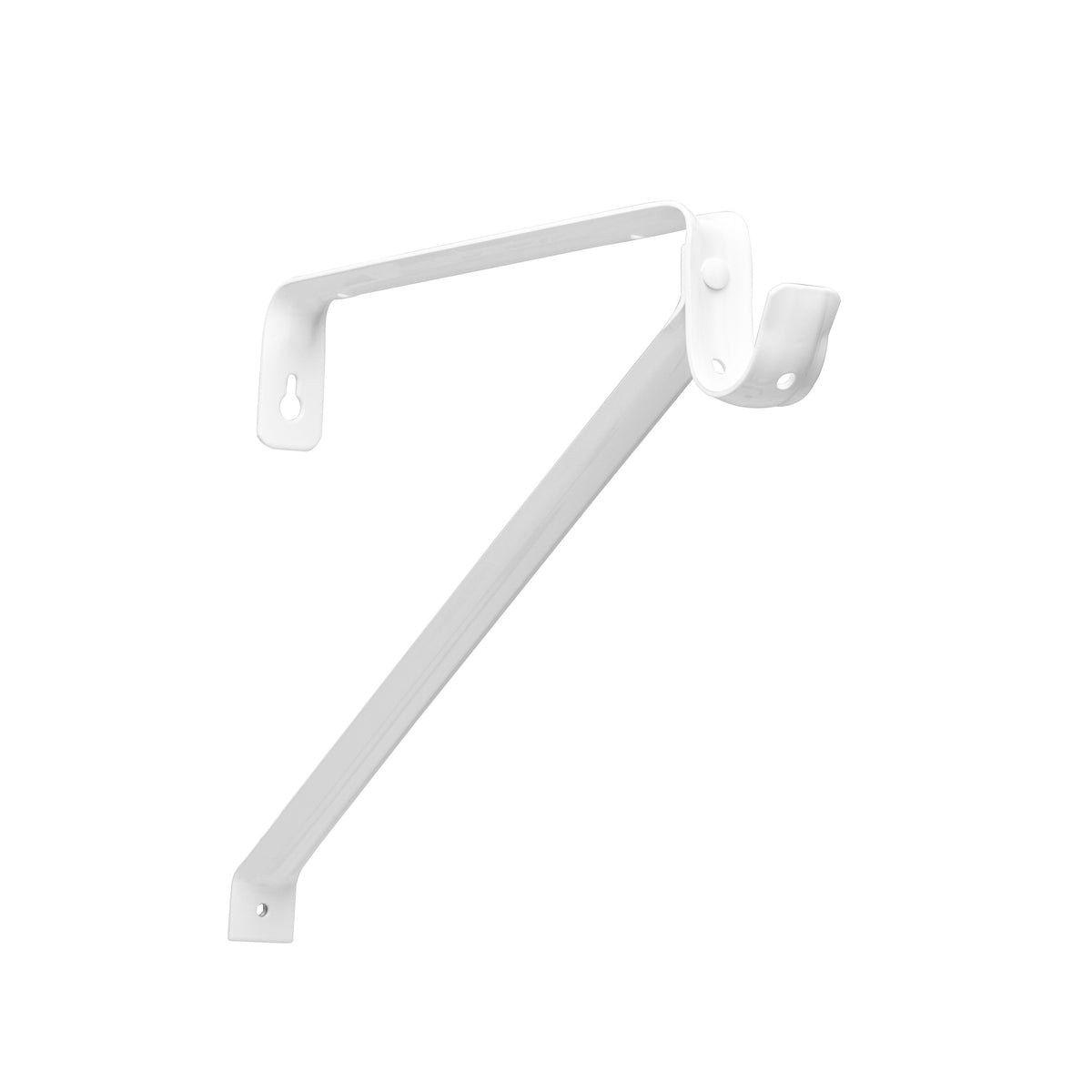 0042 Fixed Shelf and Rod Bracket with 2-1/2" Hook