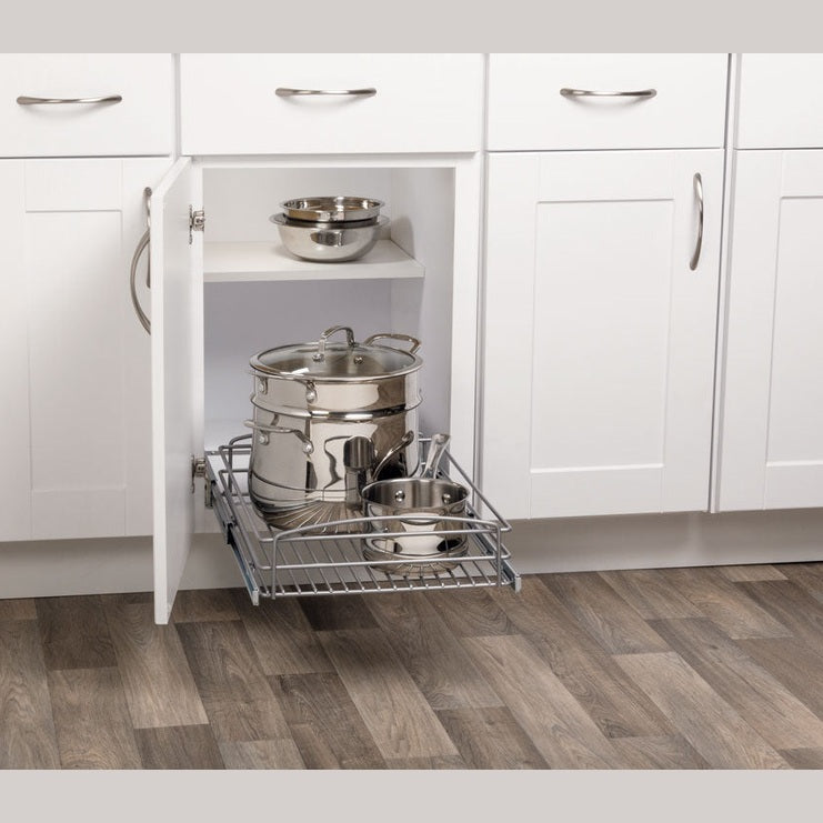 MUB Pull-Out Storage with Height-Adjustable Wire Baskets